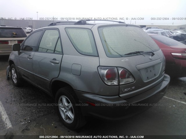 JTJHF10U430308980 - 2003 LEXUS RX 300 GRAY photo 3