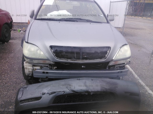 JTJHF10U430308980 - 2003 LEXUS RX 300 GRAY photo 6