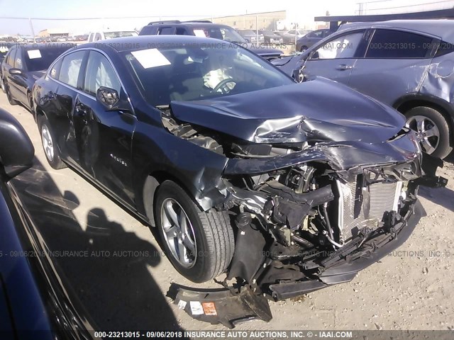 1G1ZB5STXHF253771 - 2017 CHEVROLET MALIBU LS 灰色 照片 1
