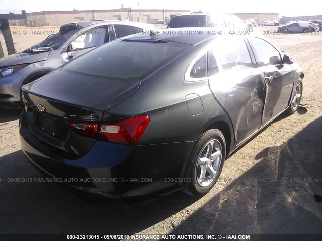 1G1ZB5STXHF253771 - 2017 CHEVROLET MALIBU LS 灰色 照片 4