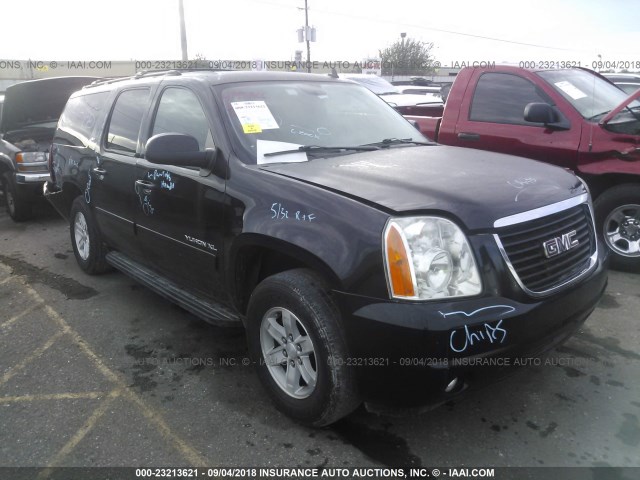 1GKS1KE0XER109373 - 2014 GMC YUKON XL C1500 SLT BLACK photo 1