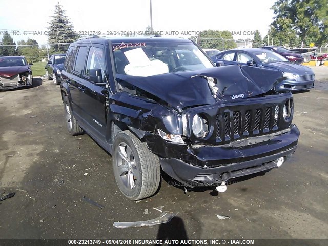 1C4NJRFB6HD152367 - 2017 JEEP PATRIOT LATITUDE BLACK photo 1