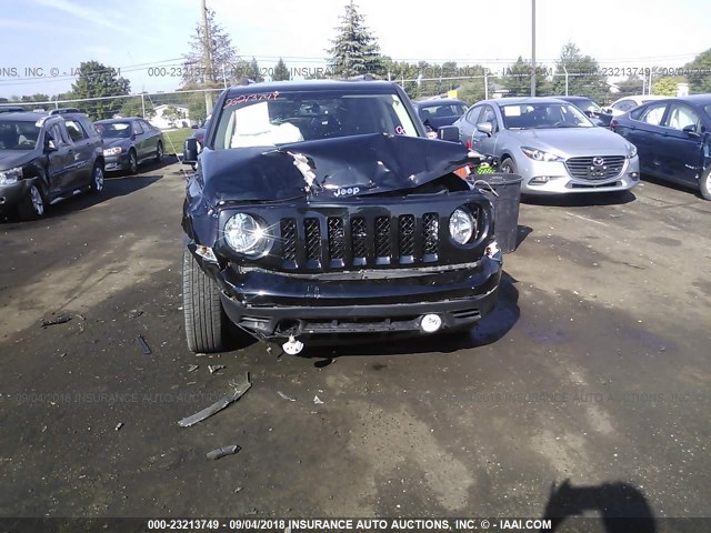 1C4NJRFB6HD152367 - 2017 JEEP PATRIOT LATITUDE BLACK photo 6