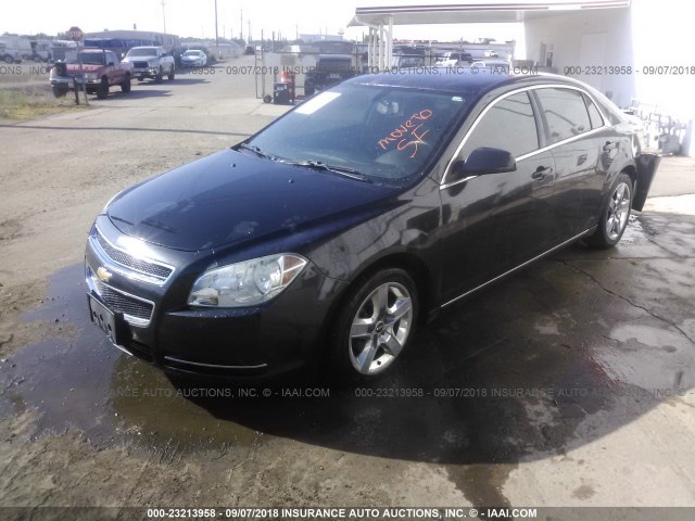 1G1ZC5EB6AF147694 - 2010 CHEVROLET MALIBU 1LT 黑色 照片 2