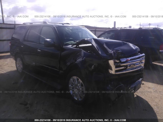 1FMJU2A52EEF44469 - 2014 FORD EXPEDITION LIMITED BLACK photo 1