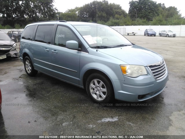2A4RR5D17AR491584 - 2010 CHRYSLER TOWN & COUNTRY TOURING BLUE photo 1