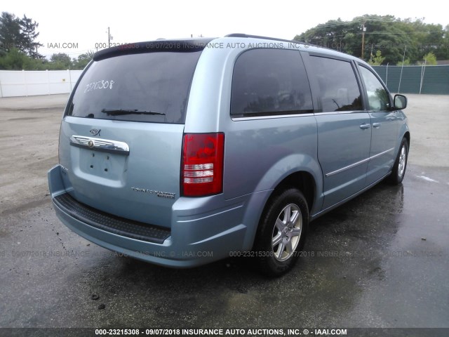 2A4RR5D17AR491584 - 2010 CHRYSLER TOWN & COUNTRY TOURING BLUE photo 4