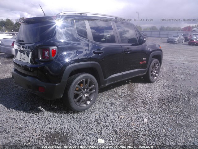 ZACCJBBTXGPC85176 - 2016 JEEP RENEGADE LATITUDE BLACK photo 4