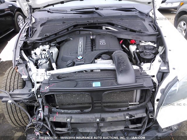 5UXZV4C59BL741013 - 2011 BMW X5 XDRIVE35I أبيض صورة 10