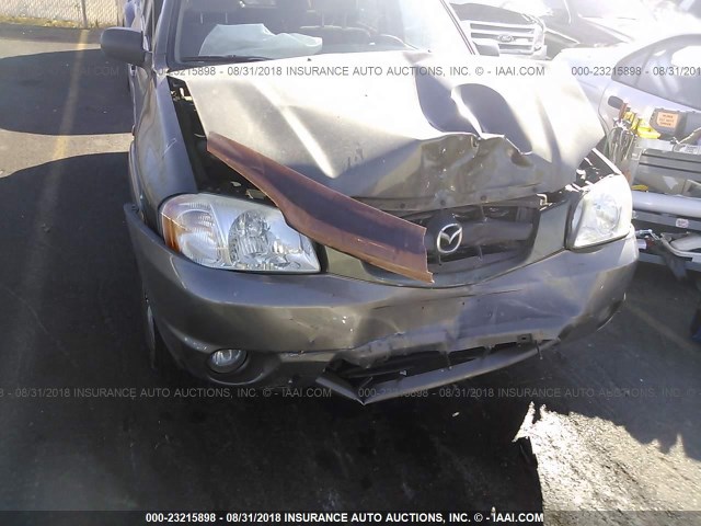 4F2CU081X2KM60210 - 2002 MAZDA TRIBUTE LX/ES GREEN photo 6