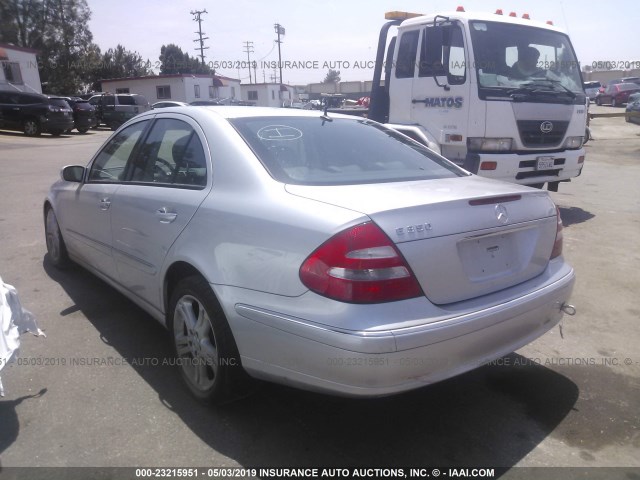 WDBUF56J56A903548 - 2006 MERCEDES-BENZ E 350 SILVER photo 3