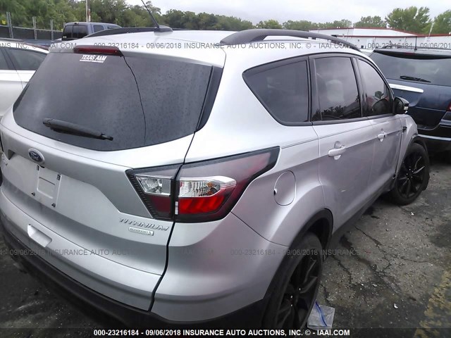 1FMCU0J99HUD76016 - 2017 FORD ESCAPE TITANIUM SILVER photo 4