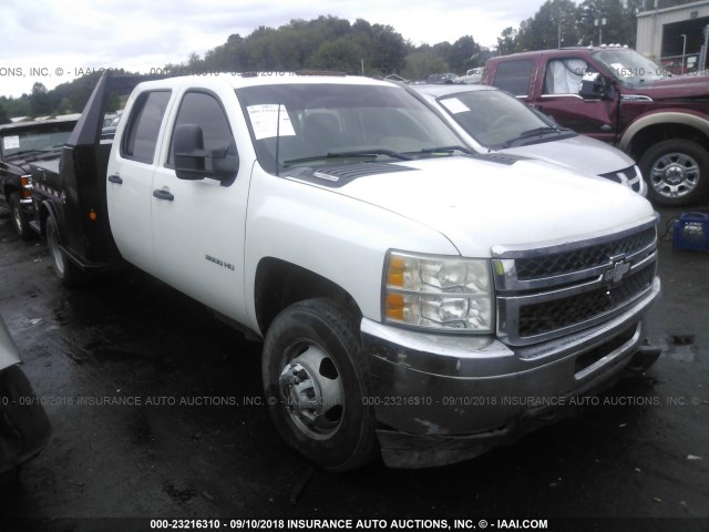 1GB4KZCL0BF183037 - 2011 CHEVROLET SILVERADO K3500 WHITE photo 1