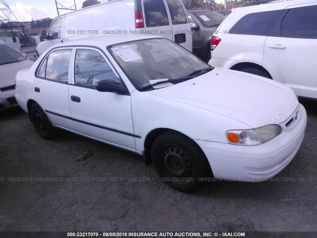 2T1BR12E3YC281337 - 2000 TOYOTA COROLLA VE/CE/LE WHITE photo 1