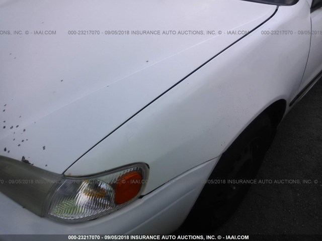 2T1BR12E3YC281337 - 2000 TOYOTA COROLLA VE/CE/LE WHITE photo 6