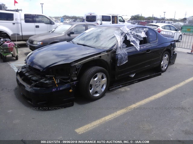 2G1WL16CX79419832 - 2007 CHEVROLET MONTE CARLO SS შავი ფოტო 2