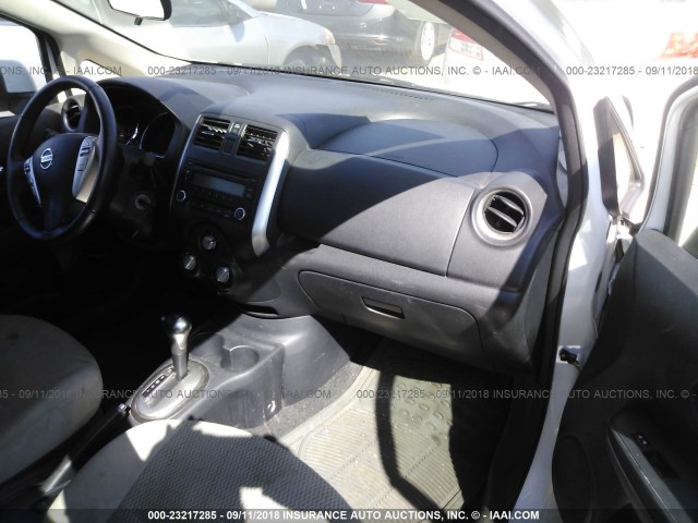 3N1CE2CP2EL424022 - 2014 NISSAN VERSA NOTE S/S PLUS/SV/SL WHITE photo 5