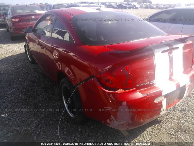 1G2AS18H597128497 - 2009 PONTIAC G5 RED photo 3