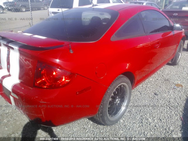 1G2AS18H597128497 - 2009 PONTIAC G5 RED photo 4