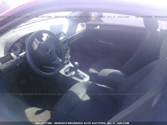 1G2AS18H597128497 - 2009 PONTIAC G5 RED photo 5