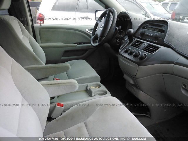 5FNRL38247B021564 - 2007 HONDA ODYSSEY LX GRAY photo 5