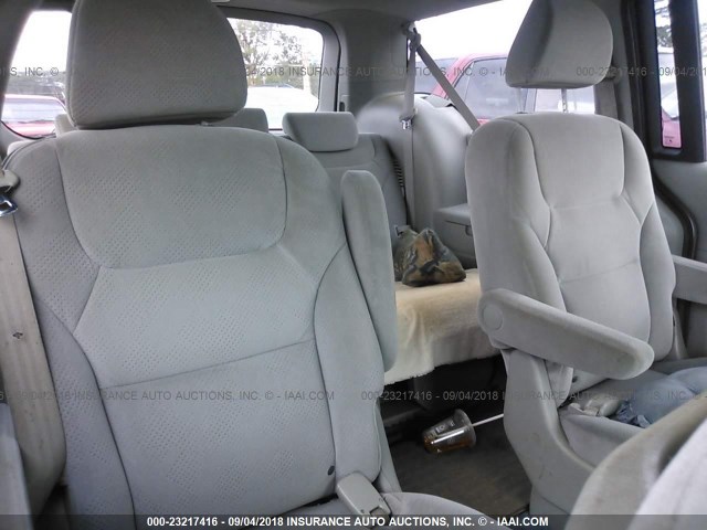 5FNRL38247B021564 - 2007 HONDA ODYSSEY LX GRAY photo 8