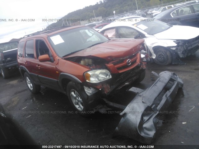 4F2CZ94195KM01343 - 2005 MAZDA TRIBUTE S ORANGE photo 1