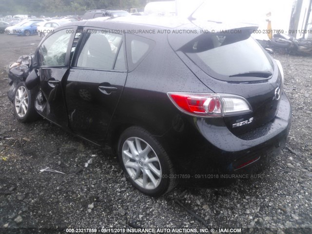 JM1BL1L69C1506866 - 2012 MAZDA 3 S BLACK photo 3