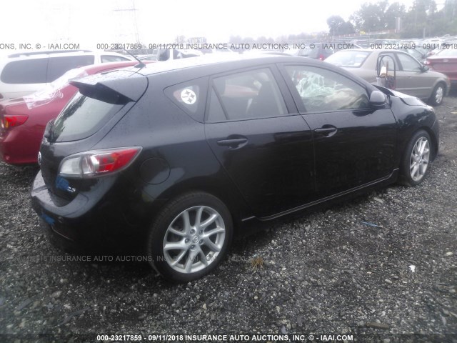 JM1BL1L69C1506866 - 2012 MAZDA 3 S BLACK photo 4