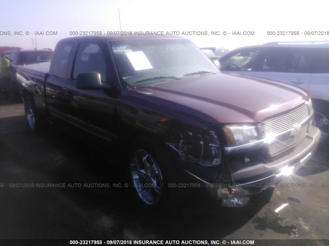 2GCEC19T231251305 - 2003 CHEVROLET SILVERADO C1500 BURGUNDY photo 1