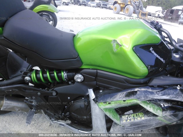 JKAEXEF19GDA29608 - 2016 KAWASAKI EX650 F GREEN photo 9