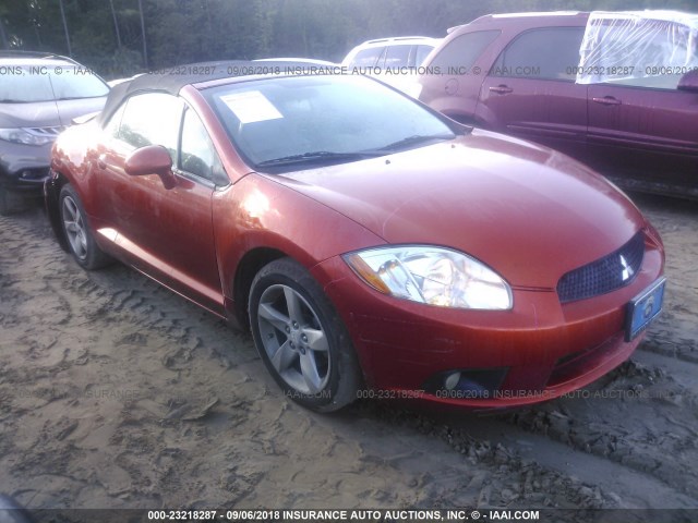 4A3AL25F59E038020 - 2009 MITSUBISHI ECLIPSE SPYDER GS ORANGE photo 1