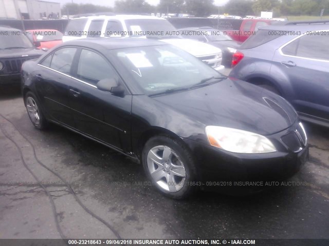 1G2ZG58B474259443 - 2007 PONTIAC G6 SE BLACK photo 1