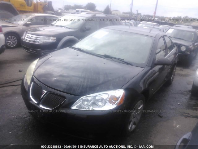 1G2ZG58B474259443 - 2007 PONTIAC G6 SE BLACK photo 2