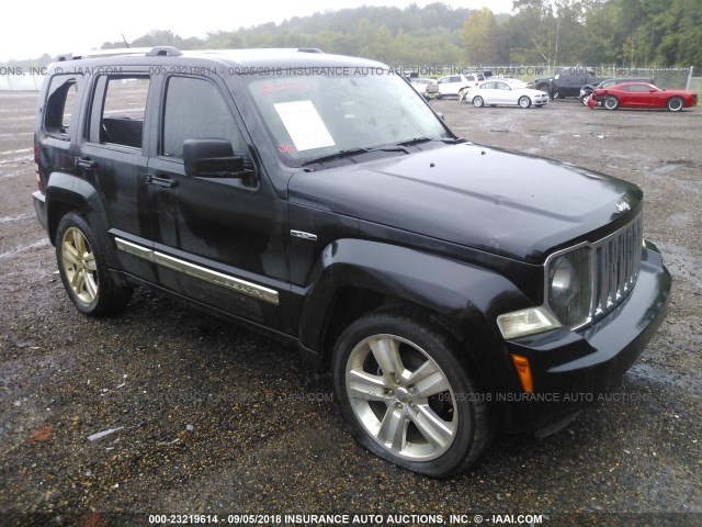 1C4PJLFK0CW180328 - 2012 JEEP LIBERTY JET BLACK photo 1