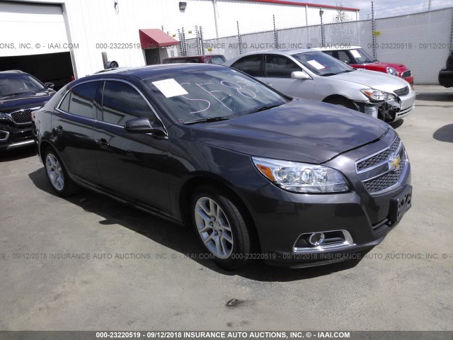 1G11F5RR5DF108692 - 2013 CHEVROLET MALIBU 2LT GRAY photo 1