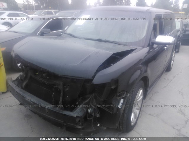 2FMEK63CX9BB08433 - 2009 FORD FLEX LIMITED BLACK photo 2