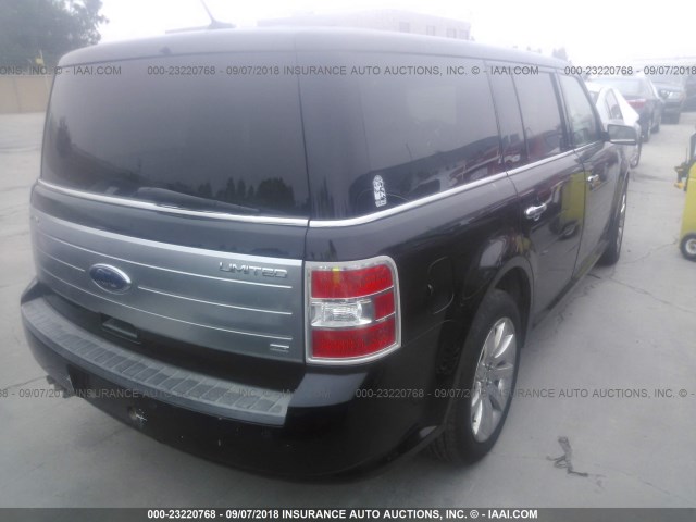 2FMEK63CX9BB08433 - 2009 FORD FLEX LIMITED BLACK photo 4