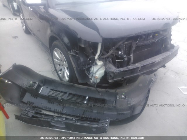 2FMEK63CX9BB08433 - 2009 FORD FLEX LIMITED BLACK photo 6