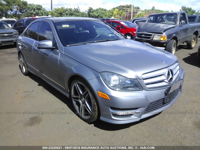 WDDGF4HB1DA808700 - 2013 MERCEDES-BENZ C 250 Light Blue photo 1