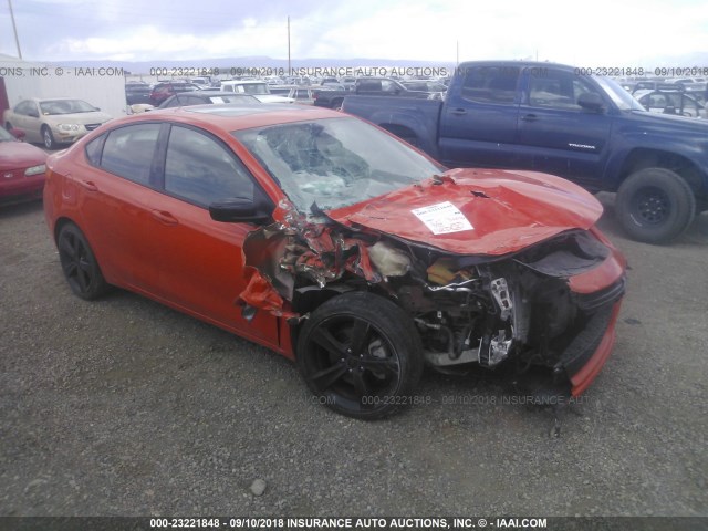 1C3CDFBB7FD414773 - 2015 DODGE DART SXT ORANGE photo 1