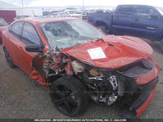 1C3CDFBB7FD414773 - 2015 DODGE DART SXT ORANGE photo 6