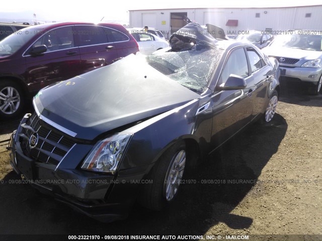 1G6DG5EY0B0143920 - 2011 CADILLAC CTS LUXURY COLLECTION GRAY photo 2