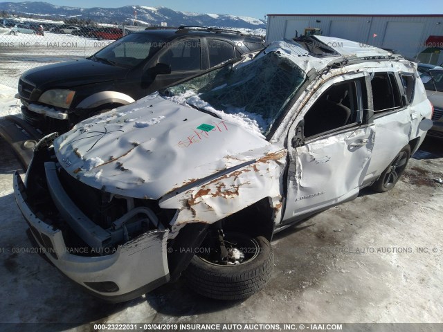 1C4NJDEB9DD164379 - 2013 JEEP COMPASS LATITUDE WHITE photo 2