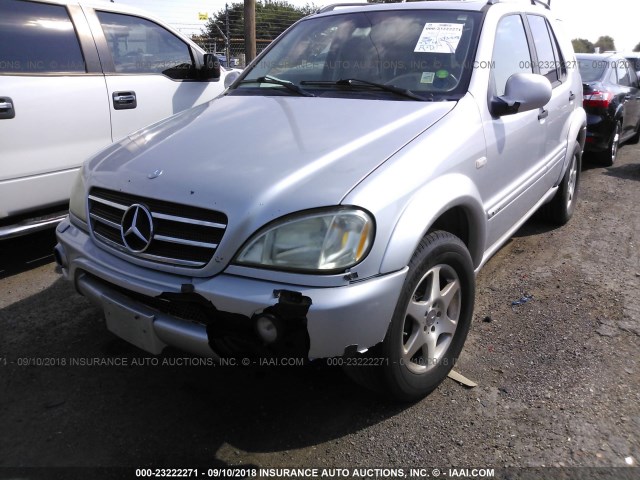 4JGAB72E81A254434 - 2001 MERCEDES-BENZ ML 430 SILVER photo 6