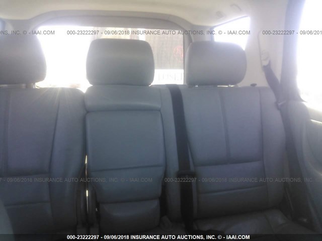 4JGAB54EX1A241914 - 2001 MERCEDES-BENZ ML 320 WHITE photo 8