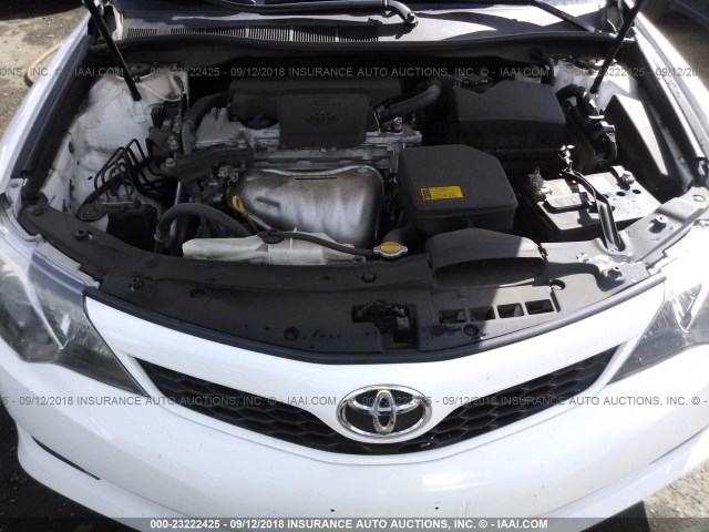 4T1BF1FK3EU770596 - 2014 TOYOTA CAMRY L/SE/LE/XLE 白色 照片 10