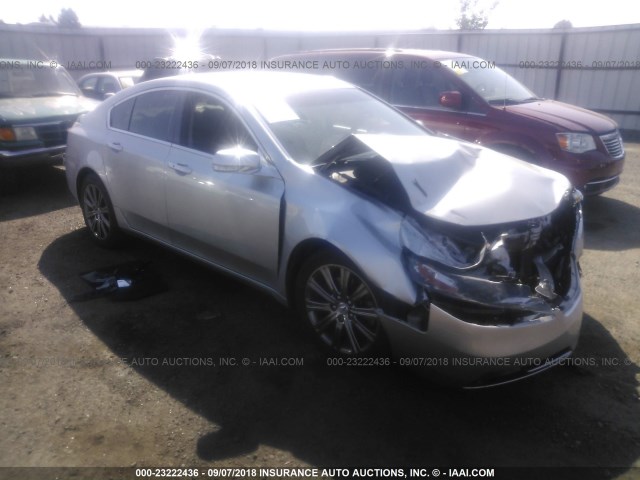 19UUA8F30DA018563 - 2013 ACURA TL SE SILVER photo 1