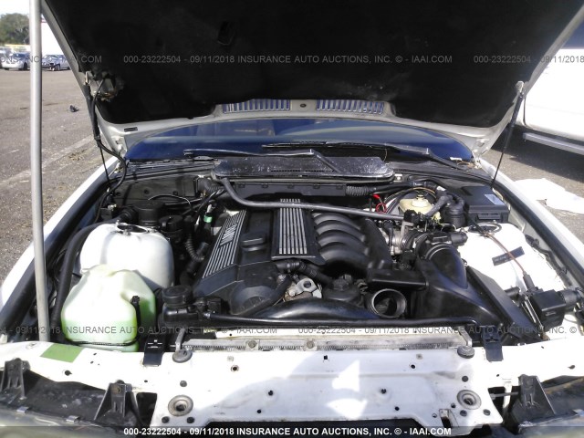 WBABJ833XXEM23026 - 1999 BMW 323 IC AUTOMATIC WHITE photo 10