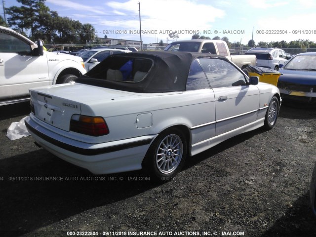 WBABJ833XXEM23026 - 1999 BMW 323 IC AUTOMATIC WHITE photo 4